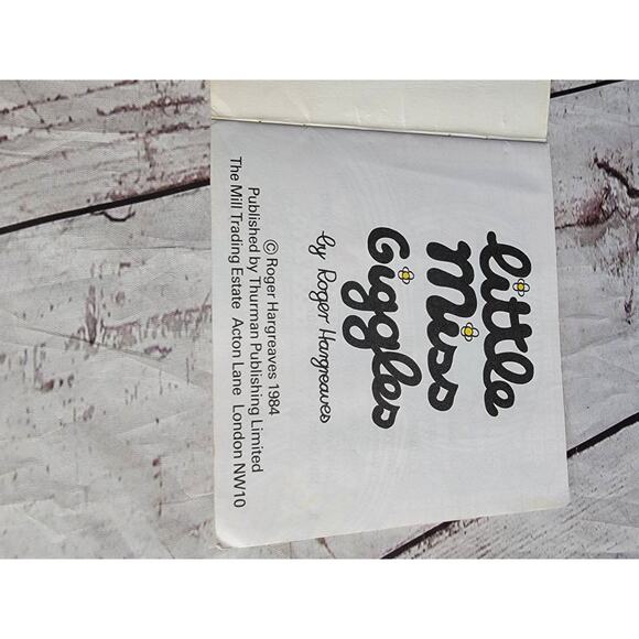 Vintage Set 3 Little Miss Brainy, Giggles And Tiny Early Educational Books - Picture 8 of 8